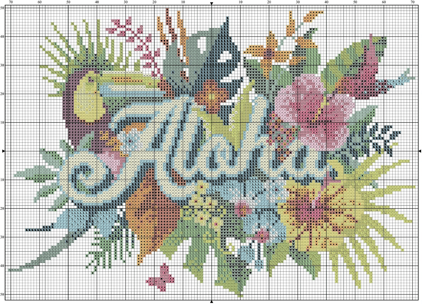 Kanaviçe aloha tablo şablonu