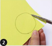 EVA Kağıdından Çiçek Bardak Altlığı
